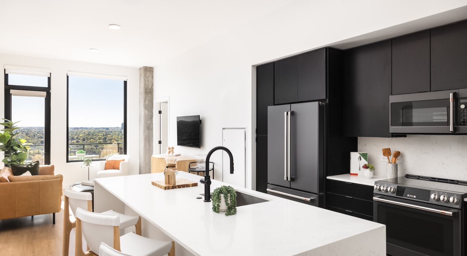 Spacious kitchens with thoughtful details well lit kitchen