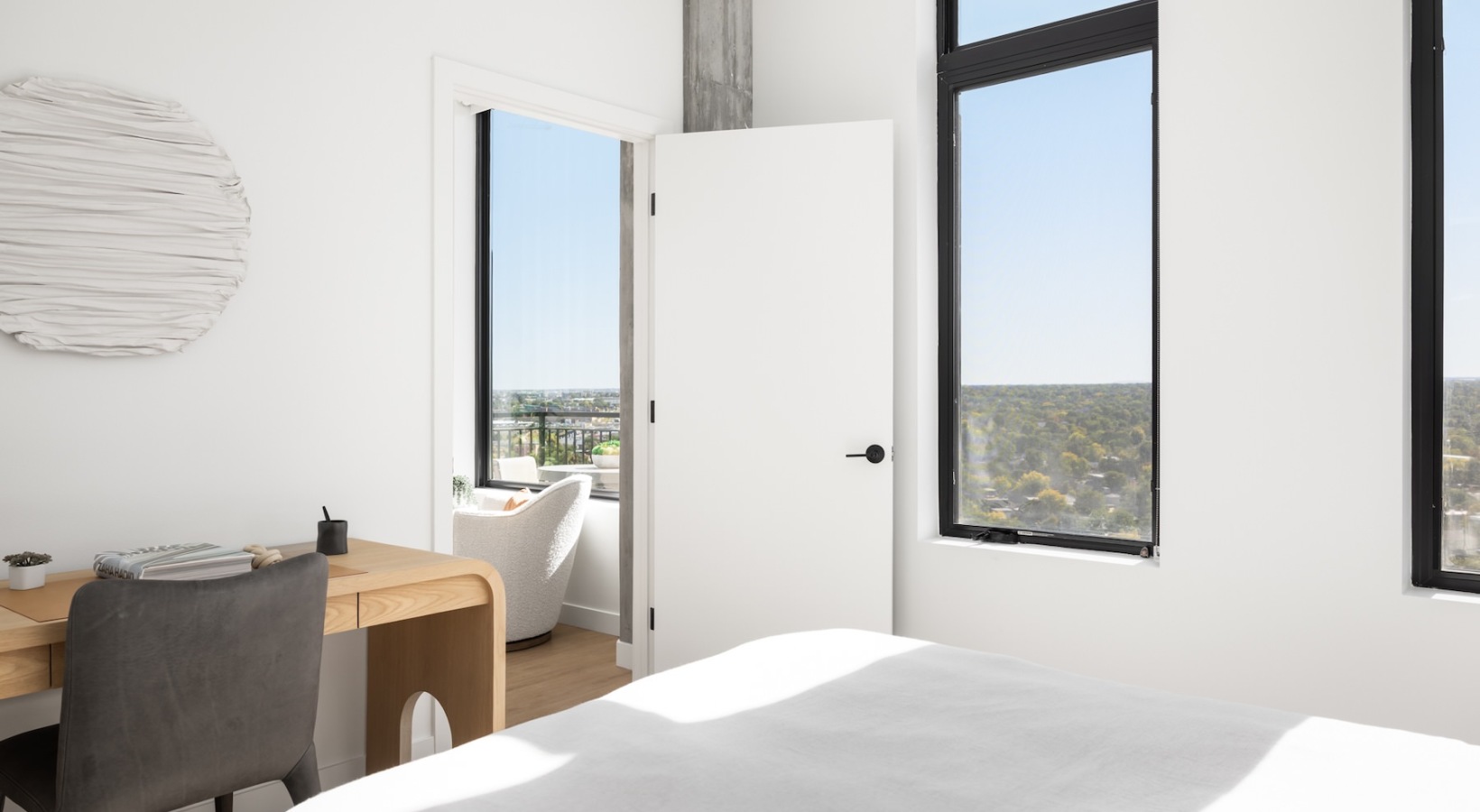 Relax and recharge in beautiful and spacious bedrooms Bedroom with natural lighting