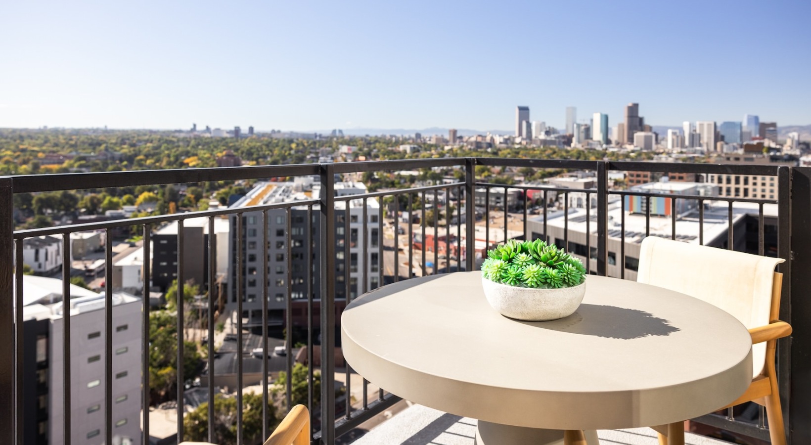 Spacious balconies balcony with views